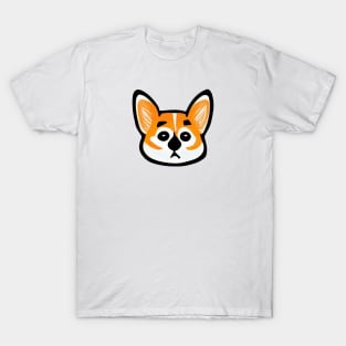 Corgi 's muzzle T-Shirt